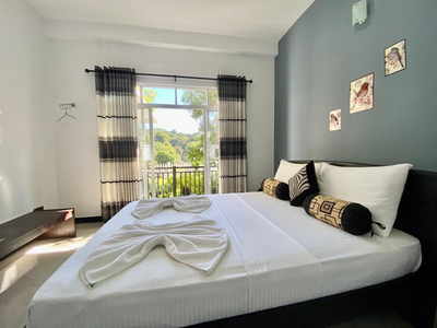 Mountain White Villa by Sunrise