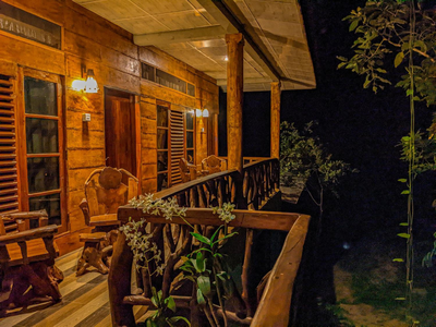 Choona Lodge 'view of sigiriya & pidurangala with sunrise'