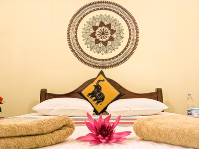Choona Lodge 'view of sigiriya & pidurangala with sunrise'